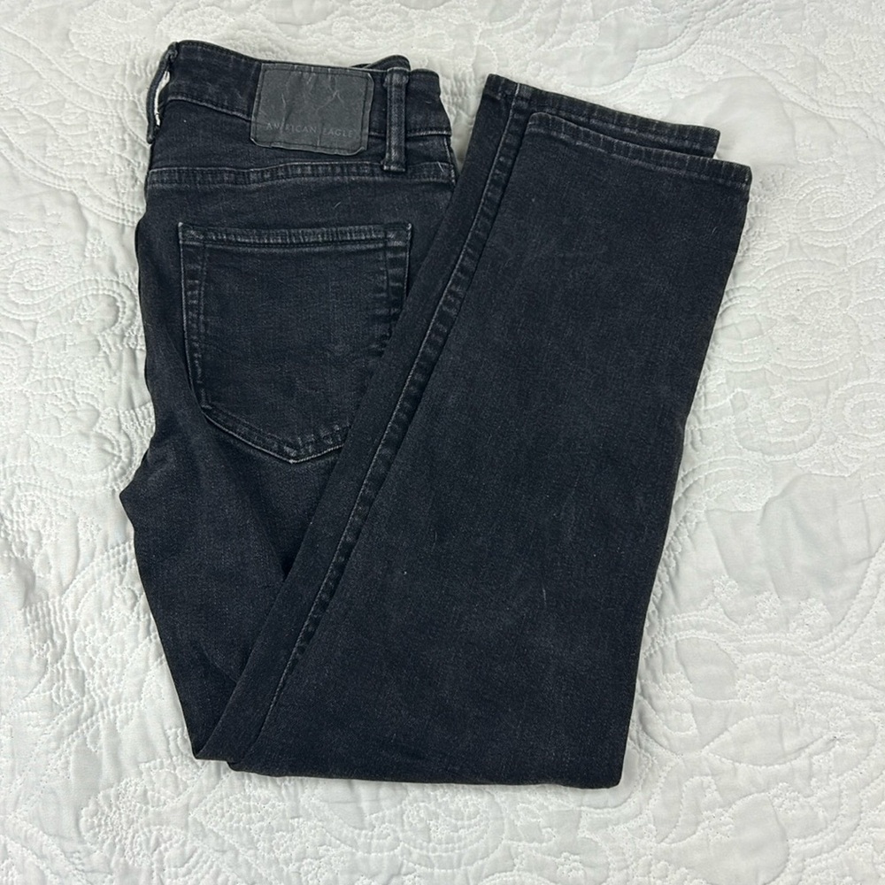 AMERICAN EAGLE Airflex Black skinny Jean